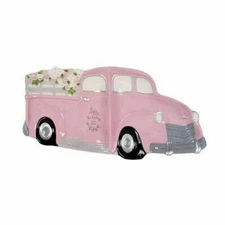Fitz and Floyd Butterfly Fields Branch & Blossom Pink Truck Two Section Server