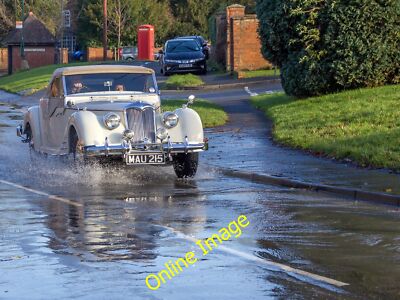 Photo 6x4 Floods on Ettington Road Wellesbourne Due to very heavy rain ov c2012
