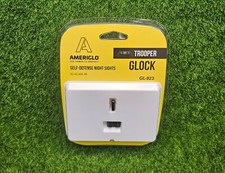 AmeriGlo Trooper Set Night Sight Set for Glock 42 43 43X 48 Orange  GL-823