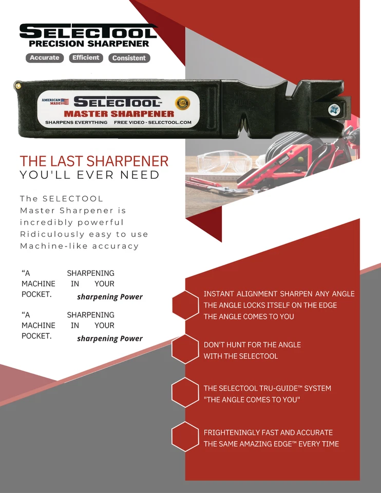 SELECTOOL - SISTEMA DE AFILADO DE CUCHILLOS Y HERRAMIENTAS (5 artículos) Foto 2 de 4