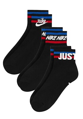 3 Pairs Nike Sportswear Everyday Essential Quarter Trainer Socks Socks DA2612