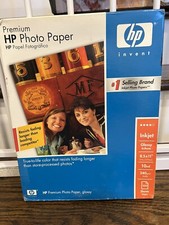 HP Premium Glossy Photo Paper 100 Sheets 10mil Q6562A 8.5"x11" New Sealed