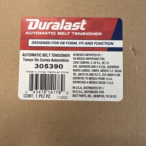 Duralast Drive Belt Tensioner 305390 - Honda - Brand New!!!