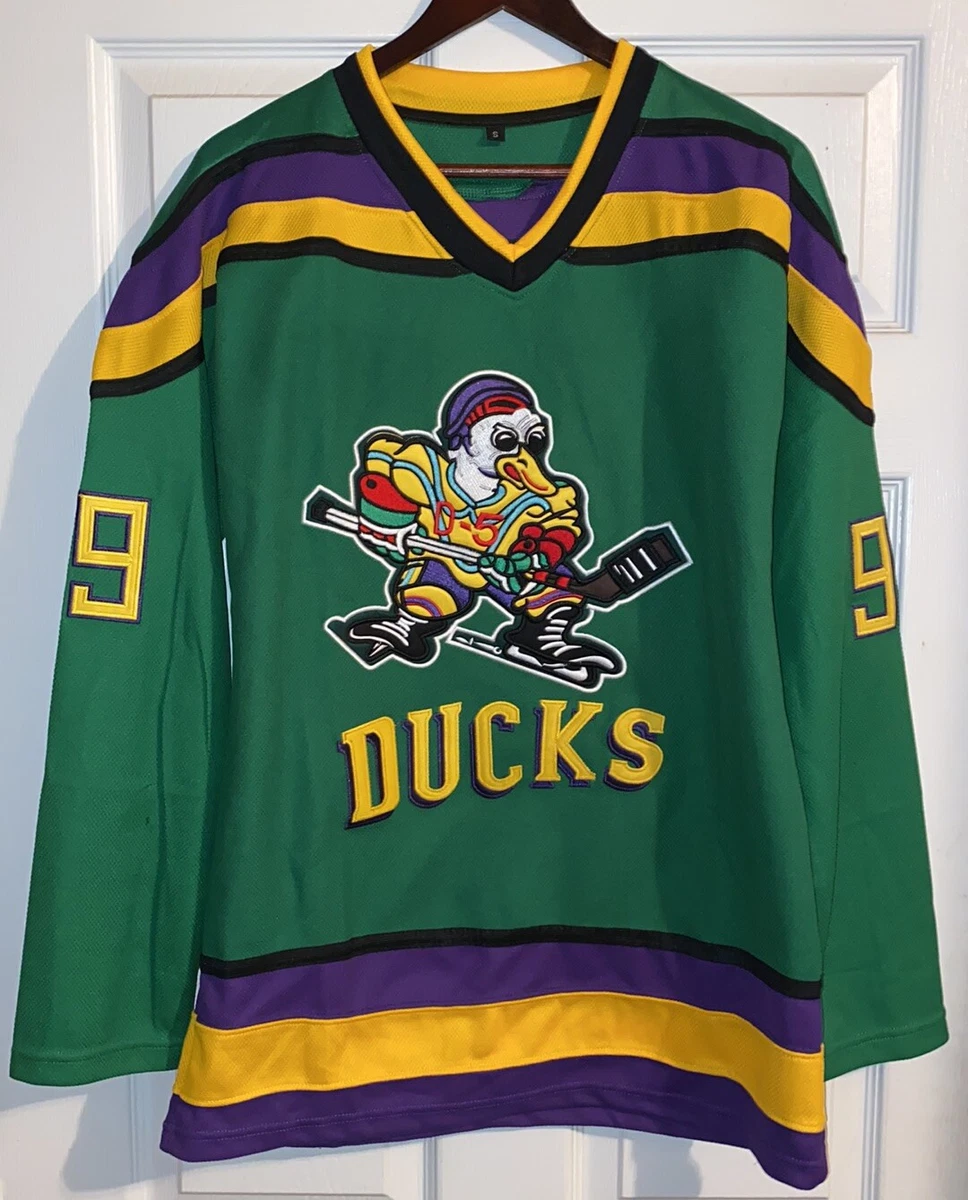 99 Banks Mighty Ducks Movie Youth Ice Hockey Jersey for Kids (Green, Large) : Clothing, Shoes & Jewelry