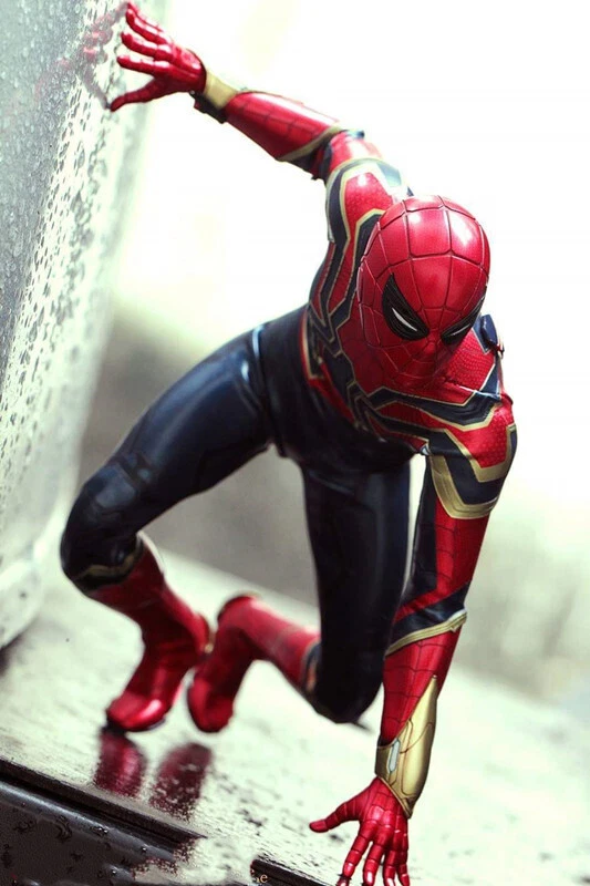 1: 6 比例蜘蛛侠铁蜘蛛可移动动作玩偶模型玩具收藏新品 — 第 3/4 张图片