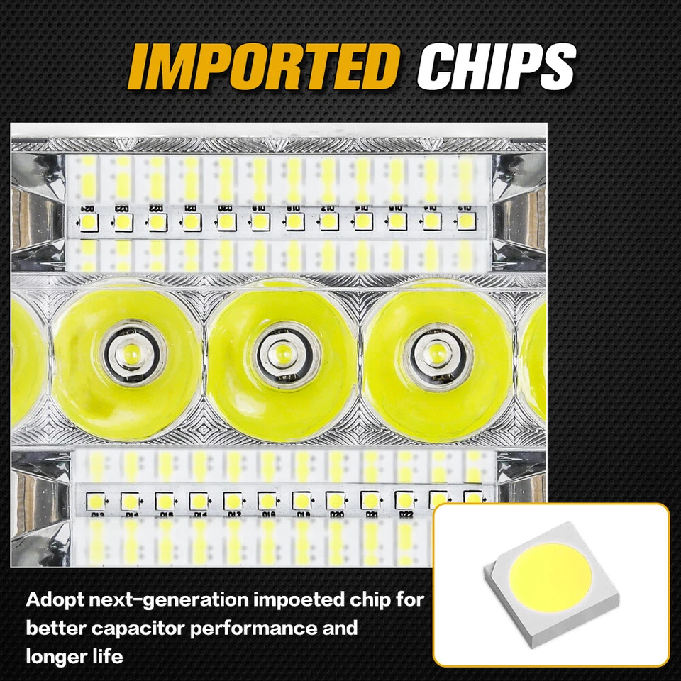 4 peças 4x6"" faróis de LED DRL para 2003-2009 Chevrolet C4500 C5500 C7500 Kodiak - Imagem 3 de 4