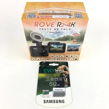 Rove R2-4K Dash Cam WiFi GPS Car Dashboard Camera Recorder UHD 4K BUNDLE LOOK!