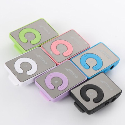 Mini Lettore Mp3 Player Nero a Specchio sport sportivo da corsa