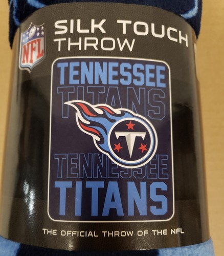 Brand New NFL Tennessee Titans Silk Touch Throw Blanket - Picture 2 of 3