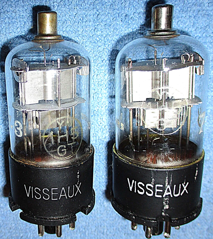 2 tubos de vacío NOS Visseaux 1H5-GT 1953 triodos/diodos para radios vintage Foto 2 de 4