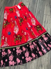 Ted Baker Rarla Bacca Sundae Stampa Pareo Mare Gonna TAGLIA S Retail BNWT