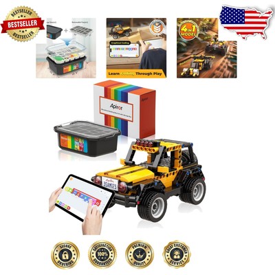 Innovative Robot Building Kit with Sorting Tray - Perfect Coding Gift for Kids