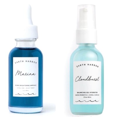 Earth Harbor Bundle of Balancing Gel Hydrator & Brightening Ampoule, Full Sized