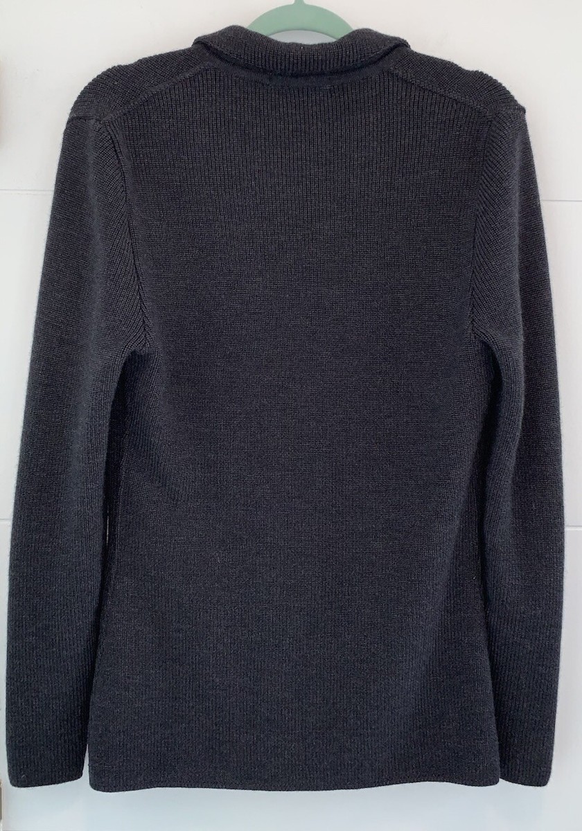 Lardini Mens Knit 100% Wool Sport Coat Jacket Grey Large | eBay