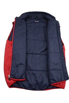 Vintage Patagonia Puffball Vest Mens Large Red Insulated Puffer