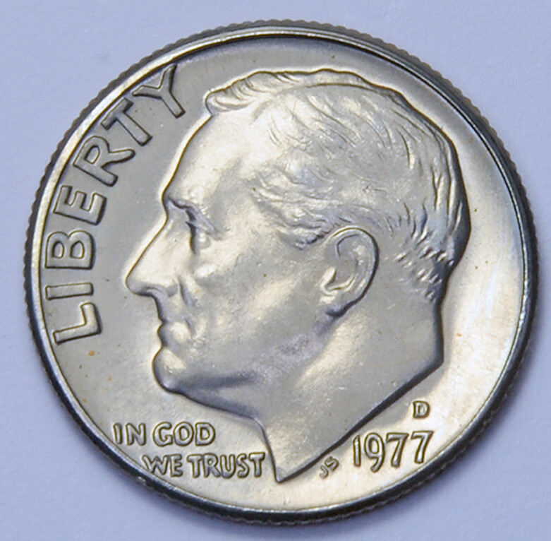 USA KM# 195A Roosevelt Dime 10c 10 Cent Coin 1977 D UNC | eBay