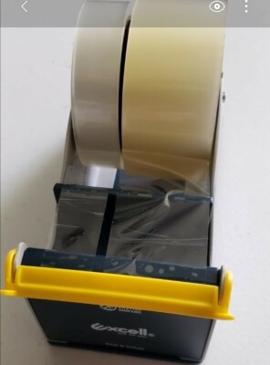 MULTI-ROLL DESKTOP DISPENSER, WITH ONE (2''X110YD) + ONE (1'' X 72YD) Free ROLLS