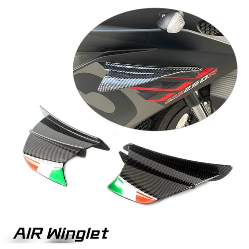 FOR DUCATI 899 959 1199 1299 PANIGALE Carbon Wing Guard Winglet Air Deflector - Picture 1 of 11