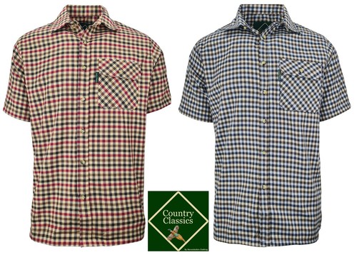 Country Classic Mens Short Sleeve Check 
