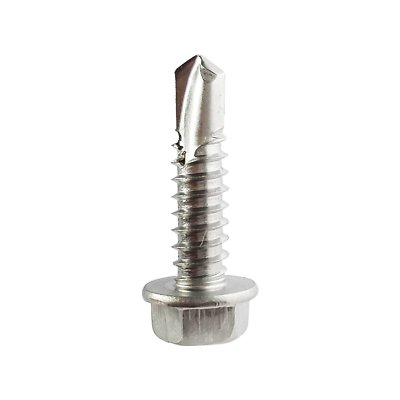 100 Stück 1/2 Zoll Selbstbohrende Sechskant-Blechschrauben – Tek Screws #8