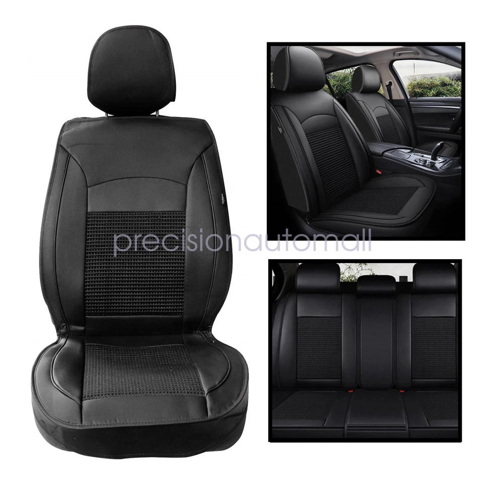 Car 5 Seat Cover Cushion Pad Full Set PU Leather For Volkswagen JETTA 2009-2023 Foto 3 de 4