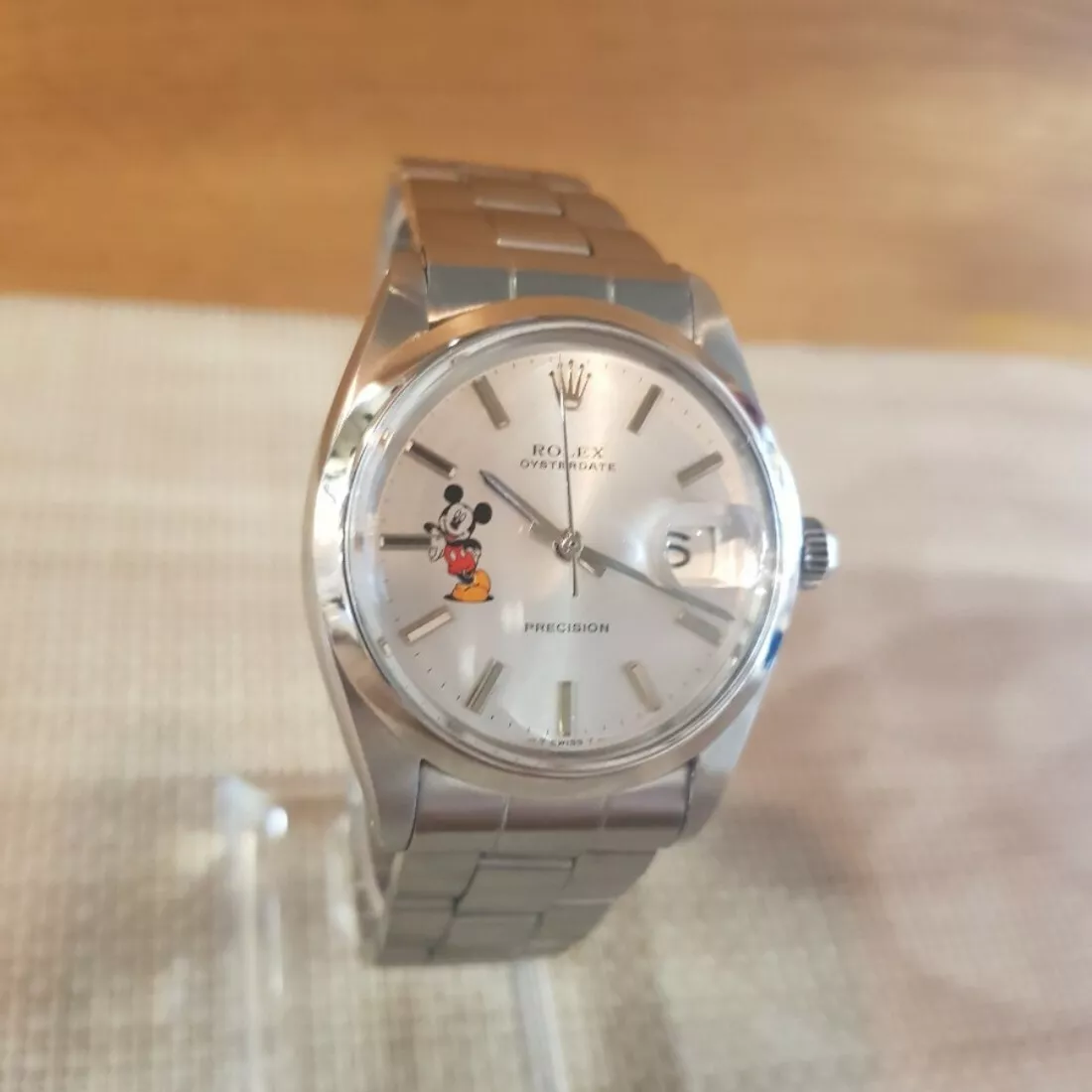 Rolex oyster online precision mickey mouse