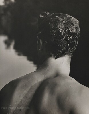 1989 BRUCE WEBER Vintage Young Male Nude ROB Neck Lake Photo Gravure
