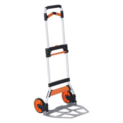 Smooth Roll Folding Hand Dolly 309lb Load Portable for Warehouse Use