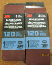 2 3M Rapid Removal 18 in. L x 3 in. W Aluminum Oxide Sanding Belt 120 Grit 1 pc.