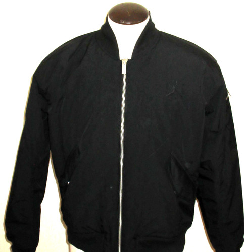 Nike Air Jordan Men's THERMA-FIT Renegade Zip Up Flight Bomber jacket Black NWT