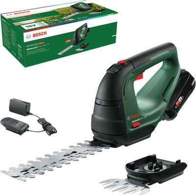 Bosch Akku Grasschere Advancedshear 18V-10 (1 Akku 2,0 Ah, 18-Volt-System, Schne