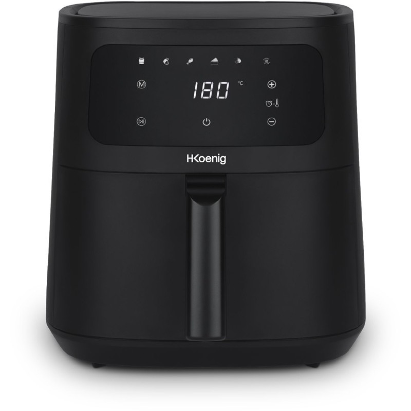 Friteuse sans huile HKOENIG FRY840 de 4L compacte noire pour repas sains
