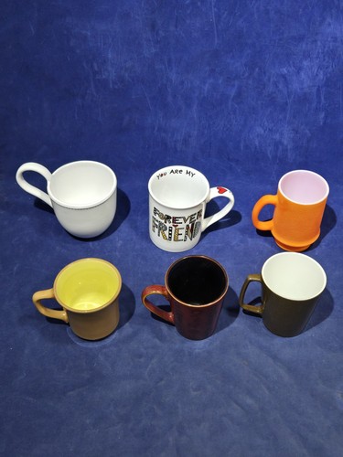 Lot Of 6 Assorted Nice Coffee Mugs / Cups - Mikasa, Corning.. And More
