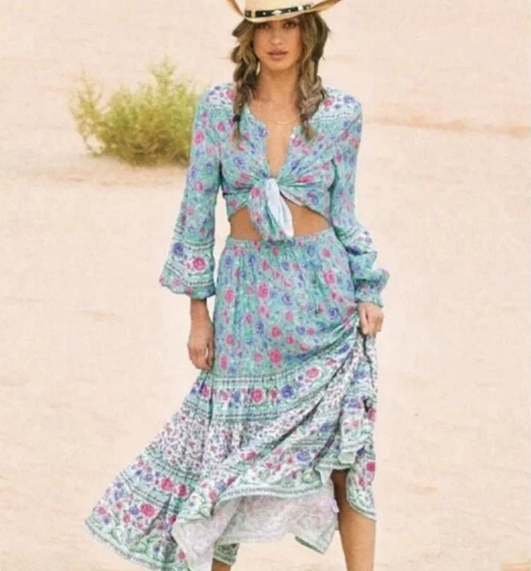 knee length dresses for ladies Brinda Wrap Midi Dress
