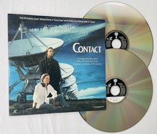 Contact Foster  McConaughey, 1997 Classic Sci-Fi Laserdisc LD, VGC