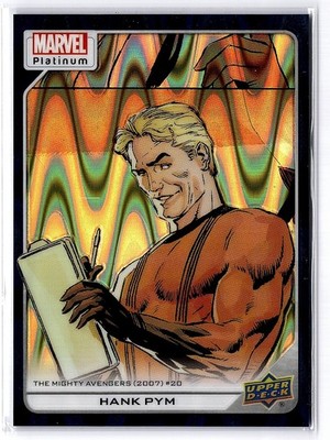 2022 Marvel Platinum Hank Pym Teal Wave /799 Ant-Man Giant-Man