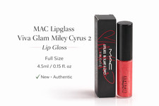 MAC Lipglass Viva Glam Miley Cyrus 2 Lip Gloss 4.5ml Full Size Boxed Authentic