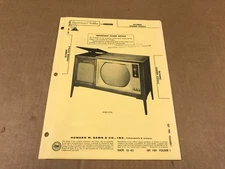 Vintage Photofact Folder - 789-1 - Olympic TV Chassis Model CTC15-C