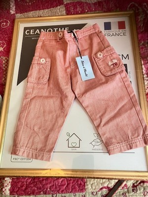 Pantalon Slim Rayé épingle Garçon Tartine Et Chocolat - Taille 4A (Slim), Gris - Neuf Avec étiquettes