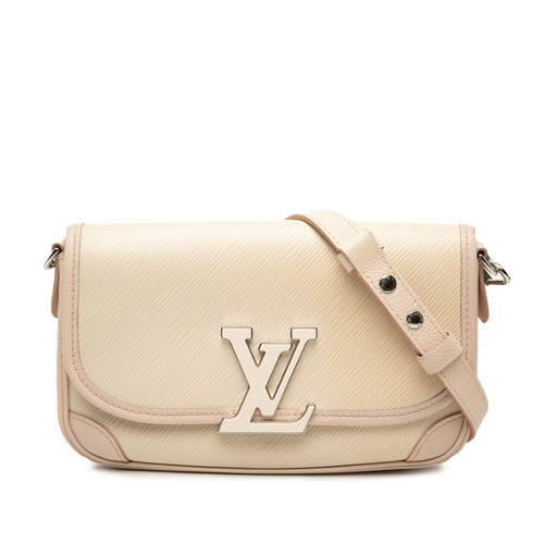 Louis Vuitton Epi Buci Pre-Loved Crossbody Bag Off White