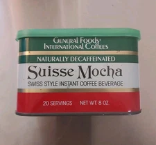 General Foods International Vintage Coffee Can (Cafe Francais) (Suisse Mocha)