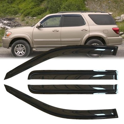 4pcs Original Shatterproof Rainproof Side Window Wind Deflectors for Sequoia ...