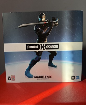FORTNITE GI JOE SNAKE EYES ZERO POINT EDITION 6  FIGURE HASBRO PULSE EXCLUSIVE!
