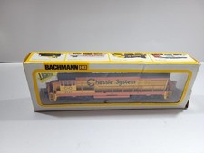 Vintage Bachmann HO GE U36B Diesel Locomotive Chessie C&O 4127 Yellow Lighted