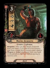 Master Ironsmith 33 Ally Lord Of The Rings Trading Card TCG
