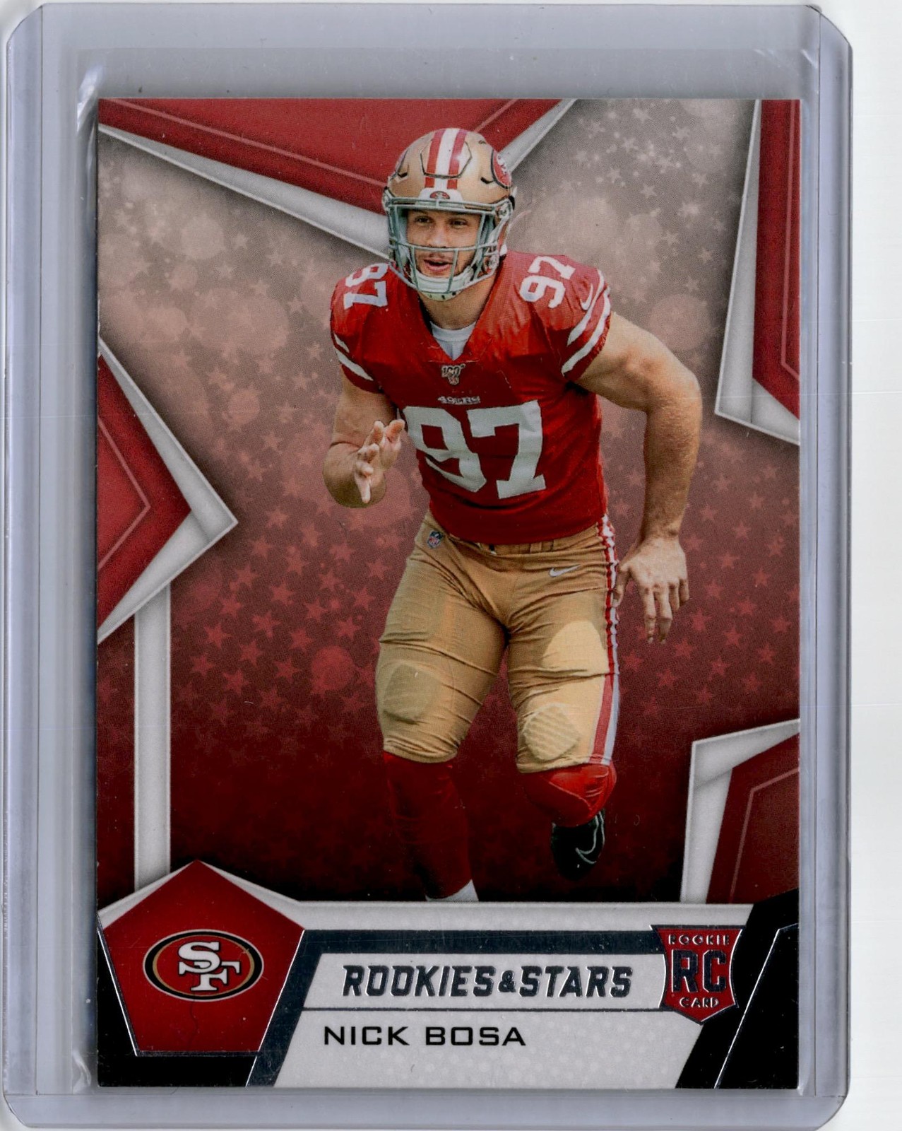 2019 Panini Rookies & Stars Nick Bosa #110 RC San Francisco 49ers