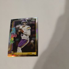 2025 Topps Chrome Football JJ McCarthy Future Stars Refractor #FS-18 Vikings