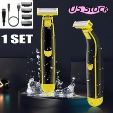 1 PCS Wet Dry Shaver Men's Full Body Washed Wet  Dry Shaver,Electric Shaver