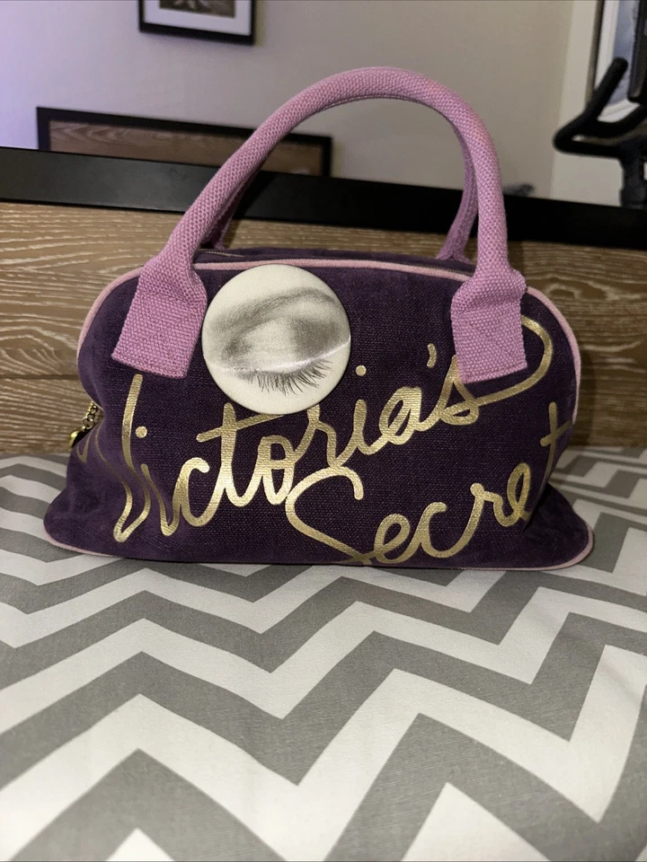 Bolso de Maquillaje Vintage Victoria’s Secret Años 90 Y2K Púrpura Foto 2 de 4