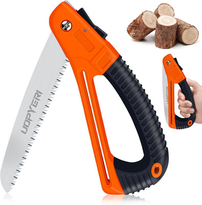 Folding Hand Saw 8 Inch - Heavy Duty Pruning Saw for Tree Trimming & Camping